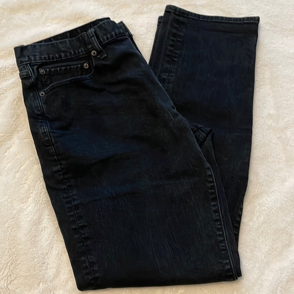 Lucky Brand 121 Heritage Slim Black Jeans 34x32